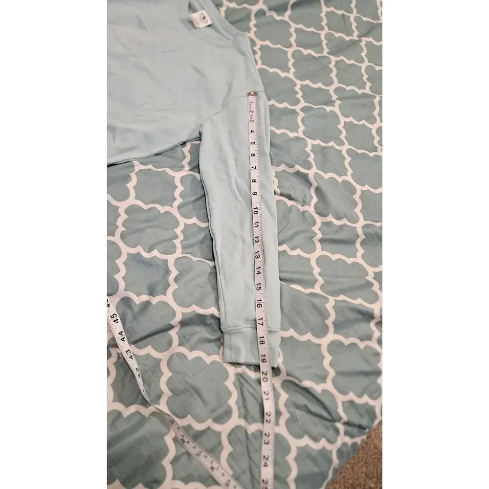 Athletic Works Kids Sweatshirt Light Blue Size Large 10-12 Boys Girls Crewneck